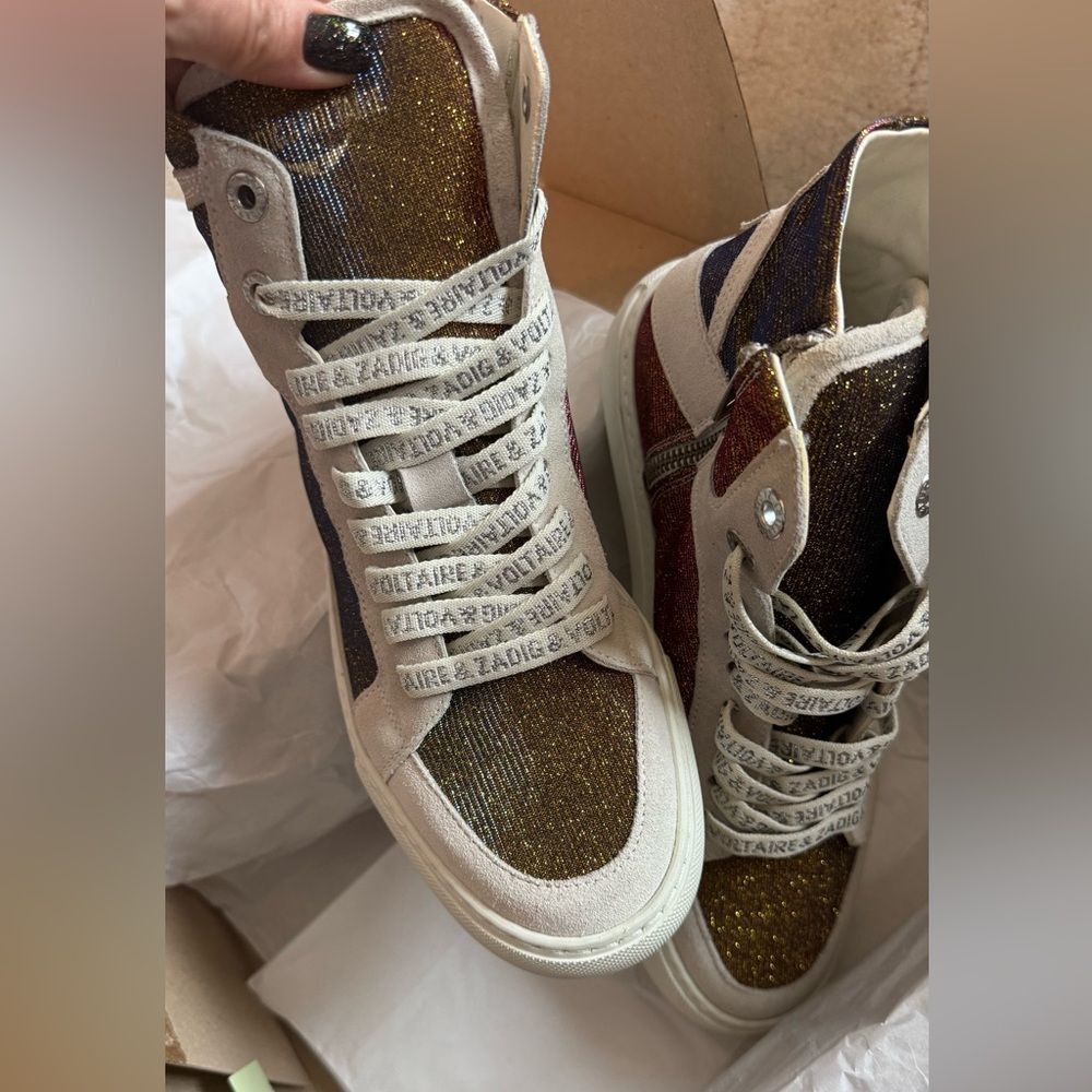 Zadig & Voltaire Multicolor High-Top Sneakers - Picture 5 of 15